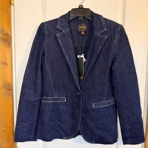 Truth by Republic Dark Denim Blazer Jacket NWT Size Small